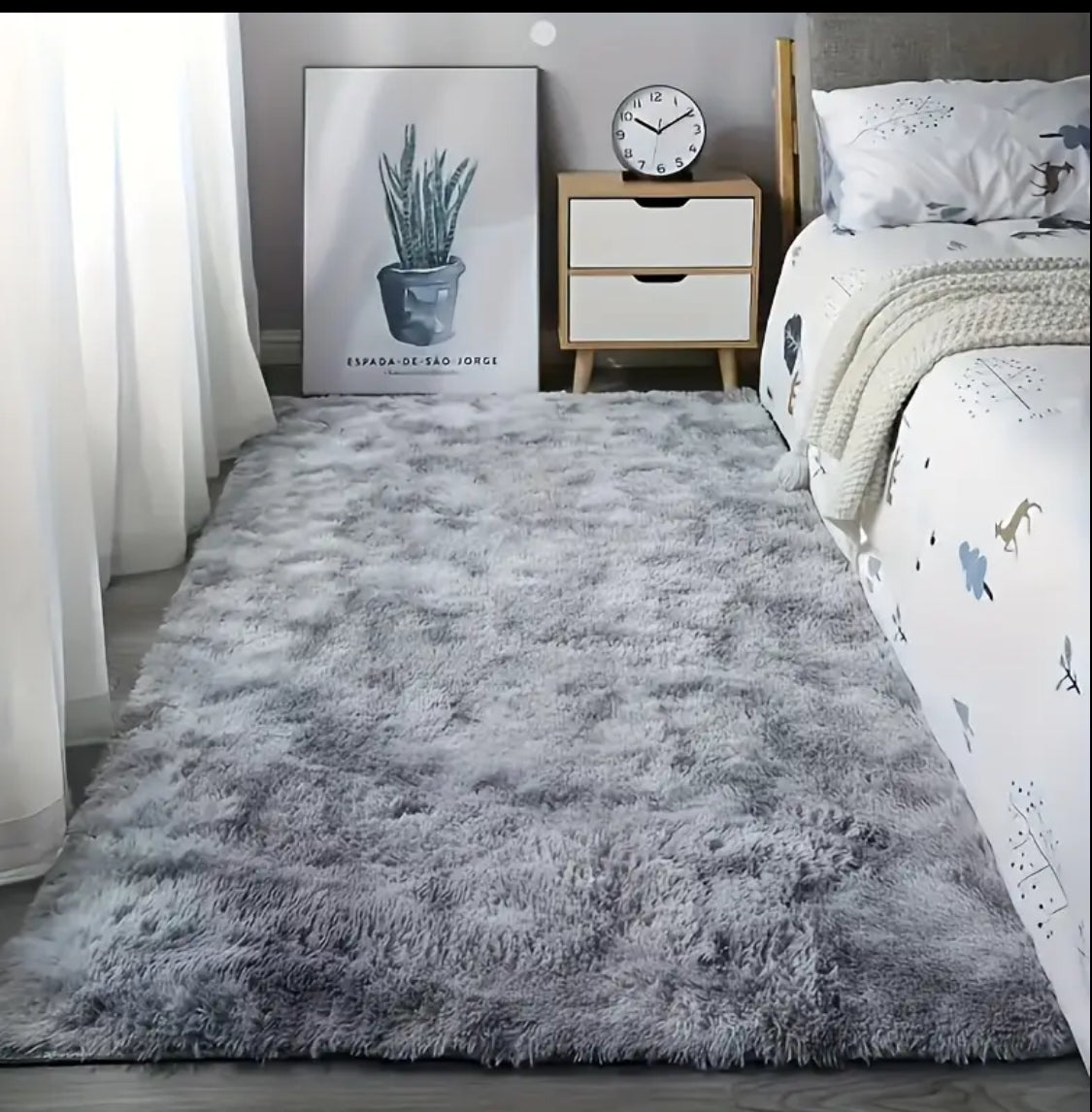 Soft Non-Slip Geometric Mat