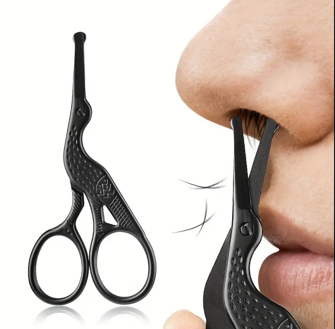 Stainless Steel Safety Scissors – Round Tip for Nose, Beard & Eyebrows