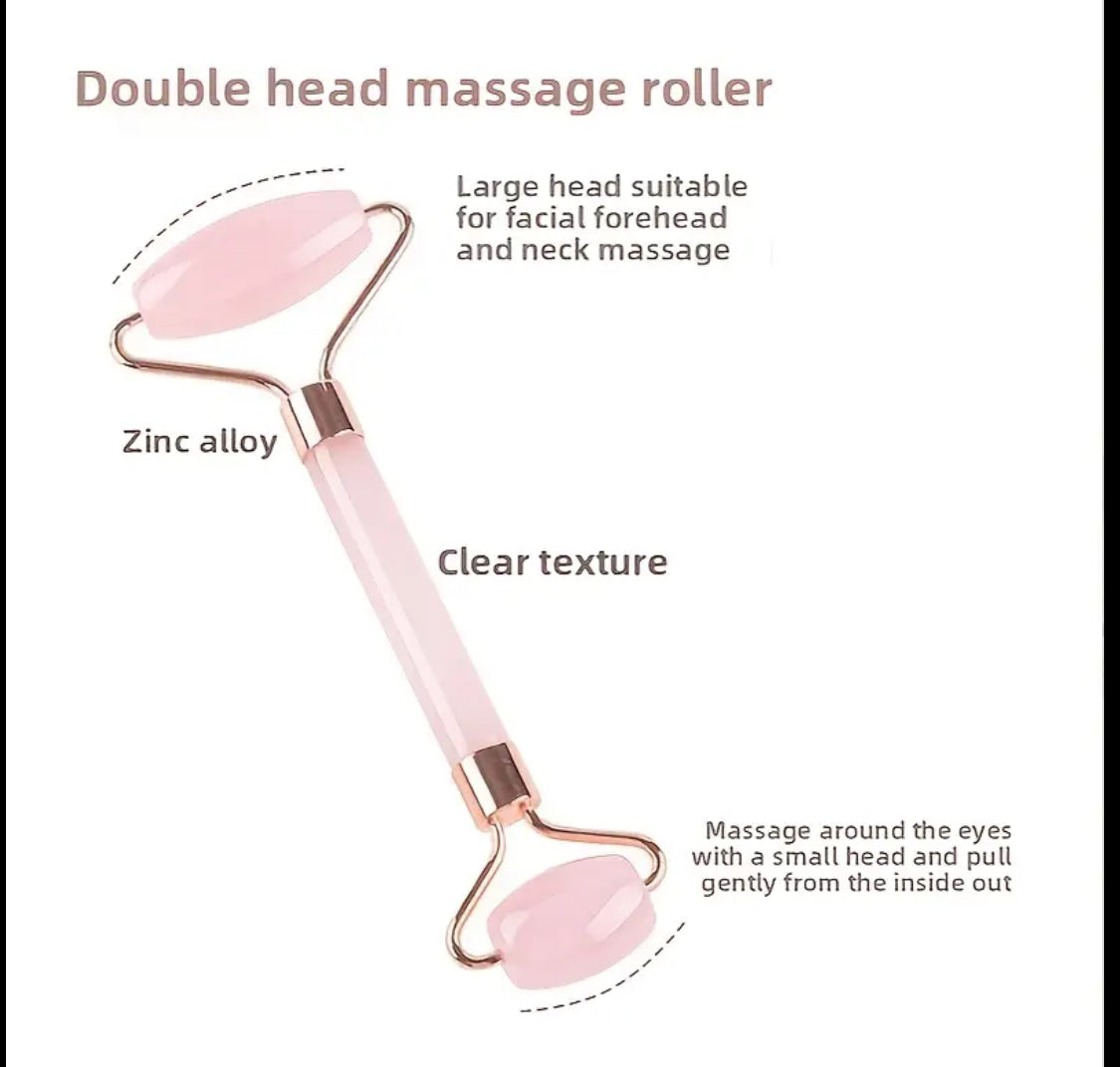 Heart-Shaped Pink Gua Sha Tool – Facial & Body Massager (Allergy-Free, No Batteries Needed)