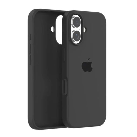 Silicone Case for iPhone 16 -Black