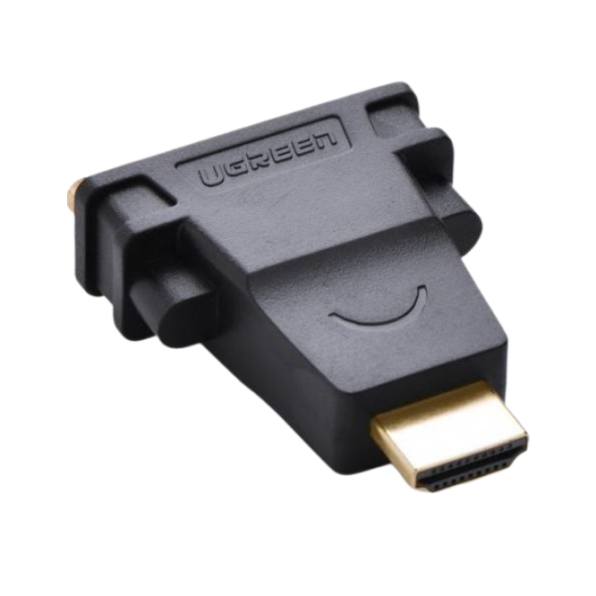 Ugreen 20123 HDMI Male To Dvi 24+5 Female Adapter Black
