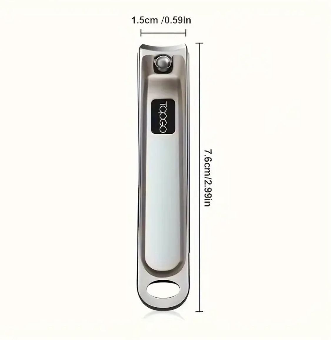 Stainless Steel Anti-Splash Nail Clippers – Sharp & Durable