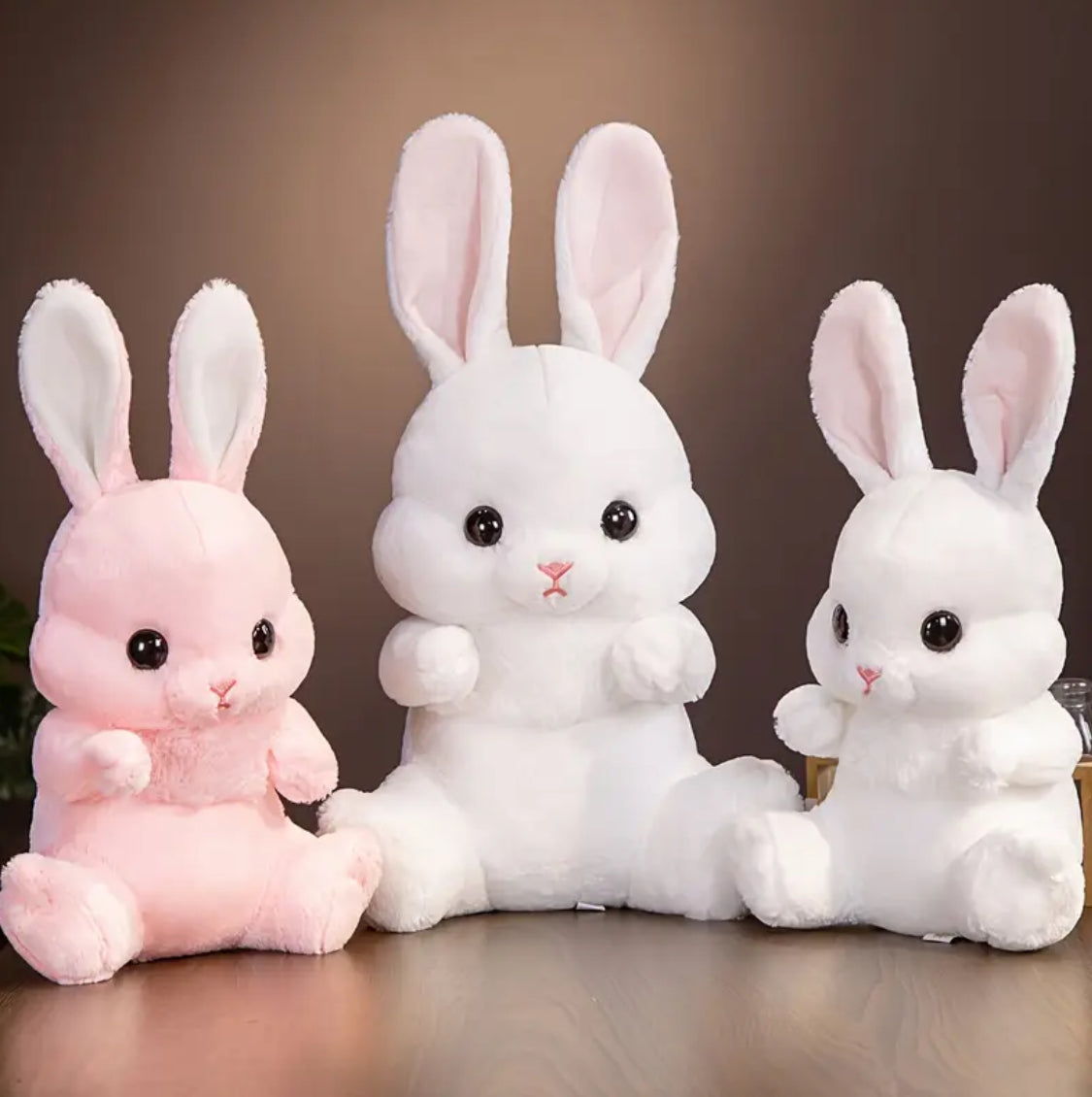 Long-Eared Rabbit Plush Toy – Soft, Cuddly Bunny