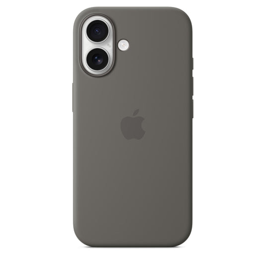 Silicone Case for iPhone 16 -Stone Grey