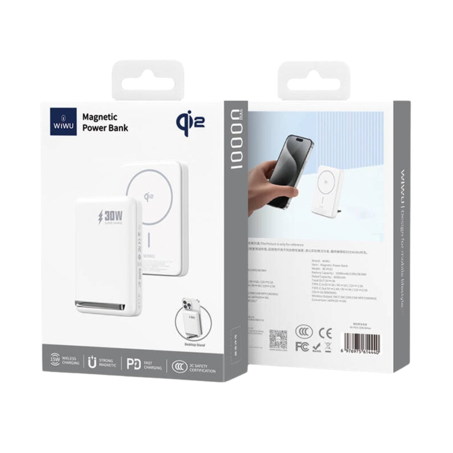 Wiwu Wi-P031 10000mAh Powerbank White