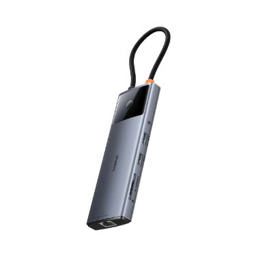 Baseus Metal Gleam Series Screen-off Button 10-in-1 USB Hub – B00061800813-00