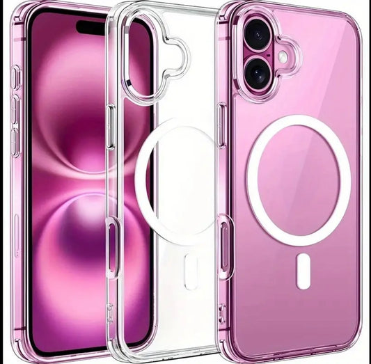 Magnetic Cover for i Phone Models 16, 15, 14, Pro Pro Plus, Max, Designed for Magsafe