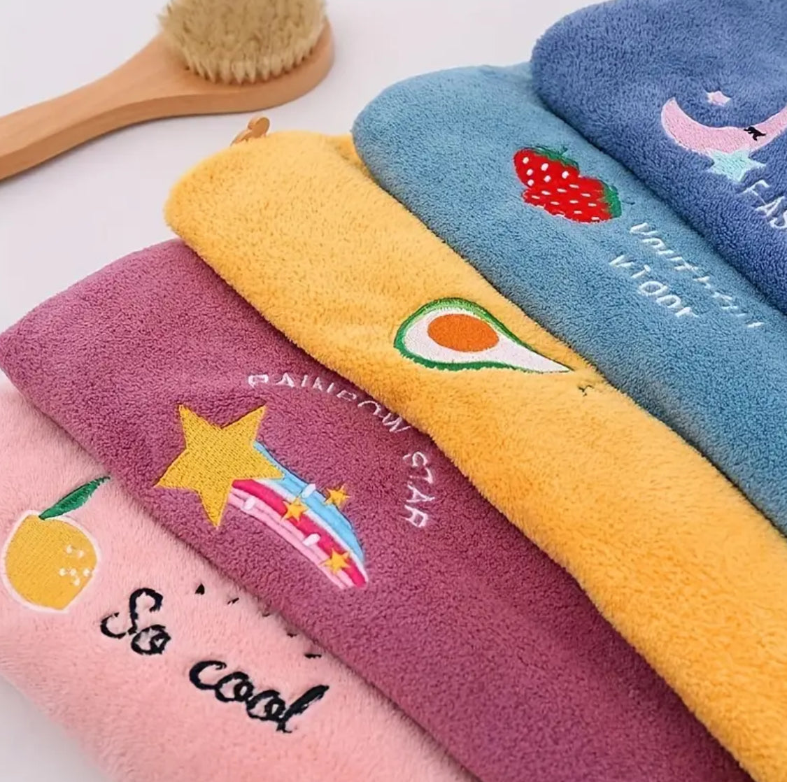 Magic Microfiber Hair Drying Towel – Quick-Dry Turban with Button