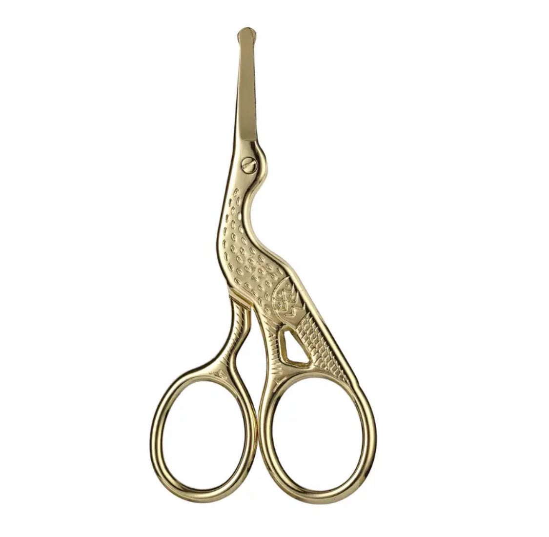 Stainless Steel Safety Scissors – Round Tip for Nose, Beard & Eyebrows