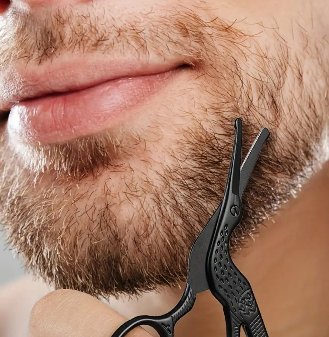 Stainless Steel Safety Scissors – Round Tip for Nose, Beard & Eyebrows