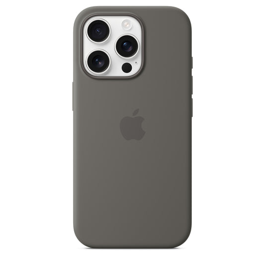 Silicone Case for iPhone 16 Pro Max -Stone Grey