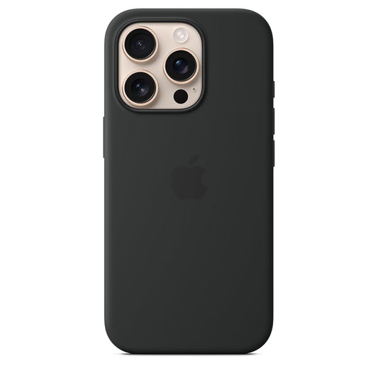 Silicone Case for iPhone 16 Pro Max - Black