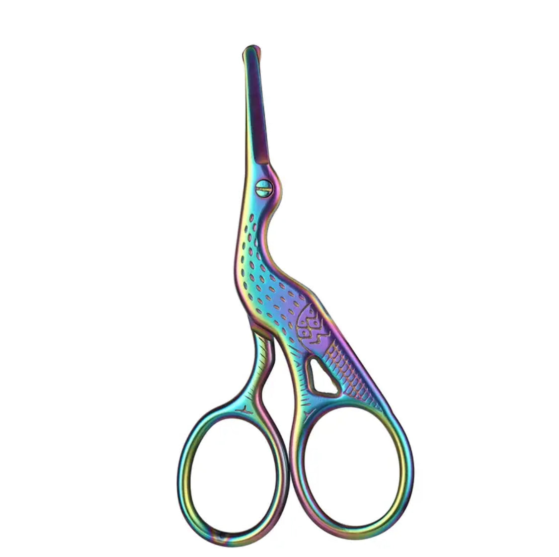 Stainless Steel Safety Scissors – Round Tip for Nose, Beard & Eyebrows