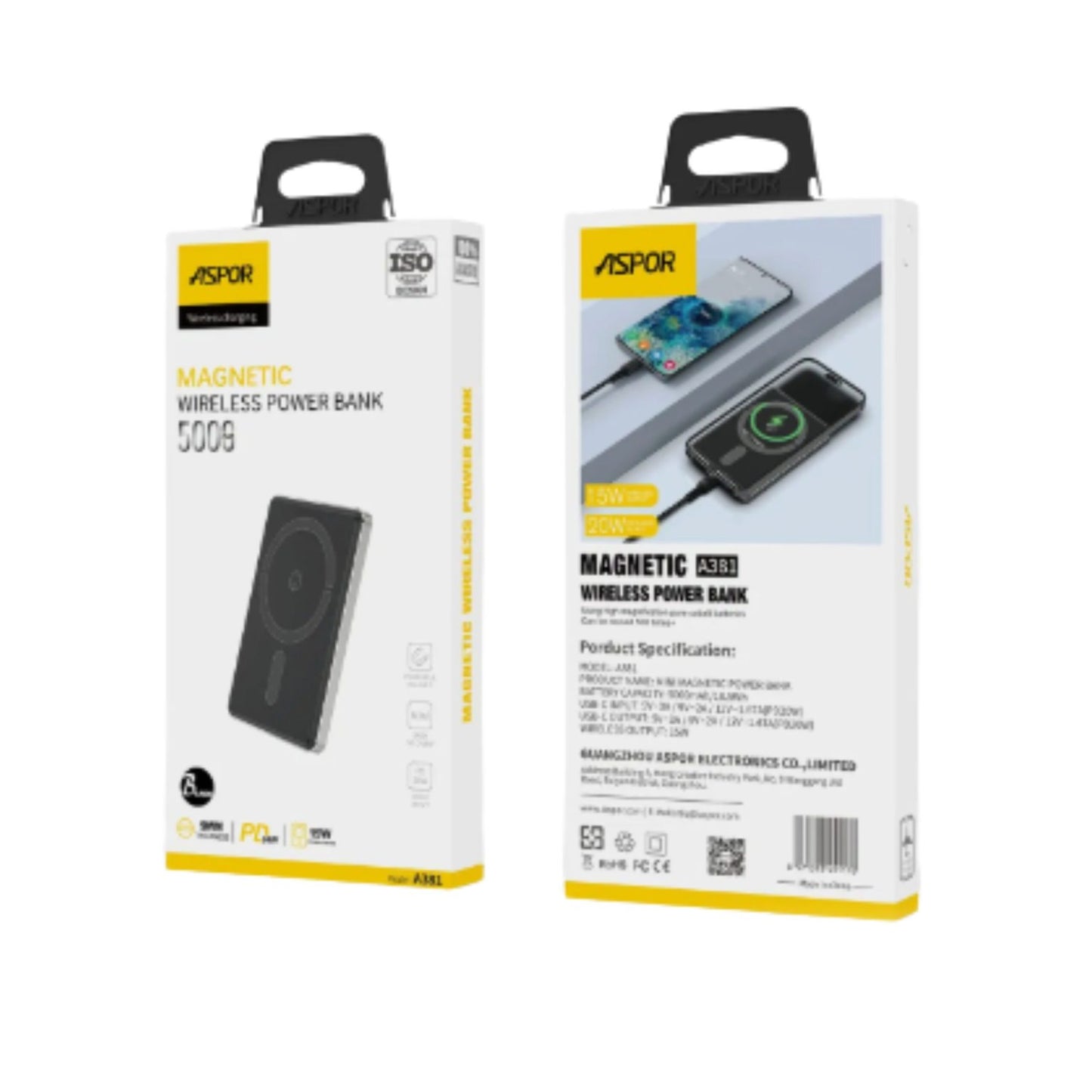 Aspor A382 20w 10000maAH Power Bank