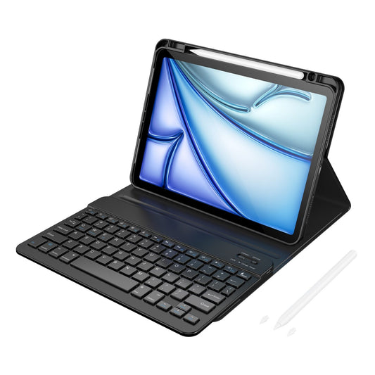 3-in-1 iPad Combo Case with Keyboard, Stand & Stylus
 for iPad 10.2 10.5 11″