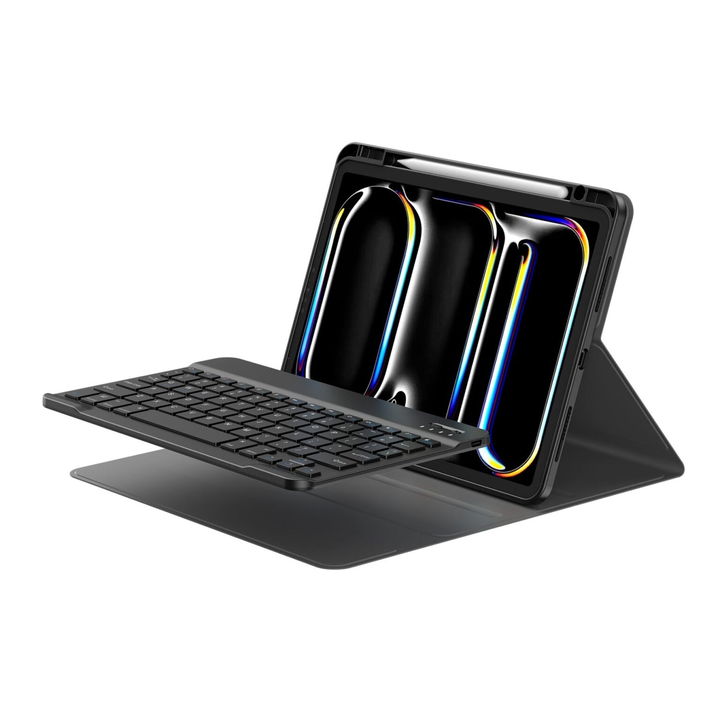 3-in-1 iPad Keyboard Case with Stand & Stylus For iPad Air 13 12.9 2024-2025