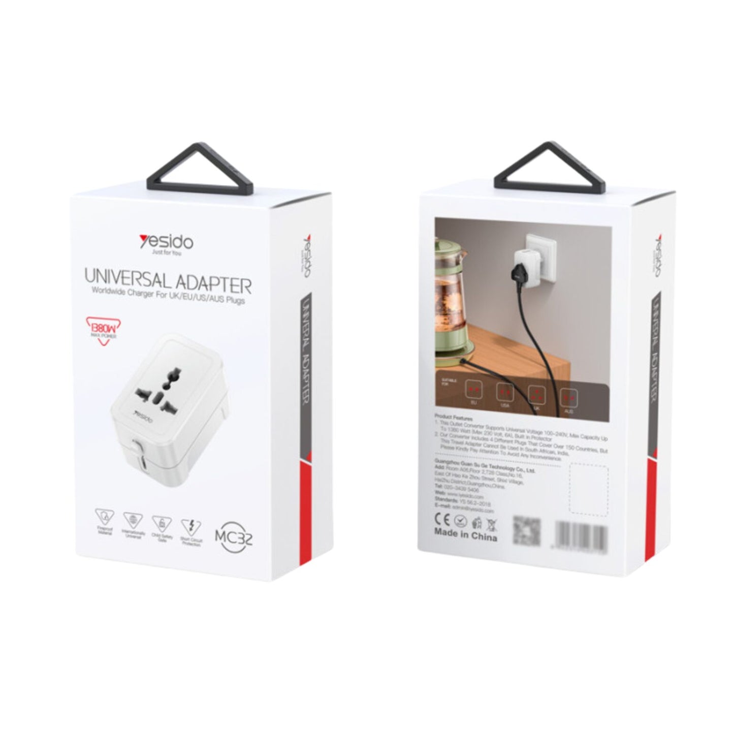 Yesido MC32 Universal Adapter