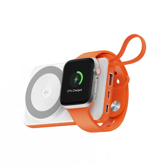 Wiwu Wi-P007 22.5W 10000mAh Core Power Wireless Power Bank – Orange