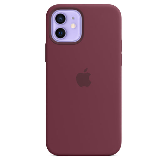 Phone 12 | 12 Pro Silicone Case - Plum