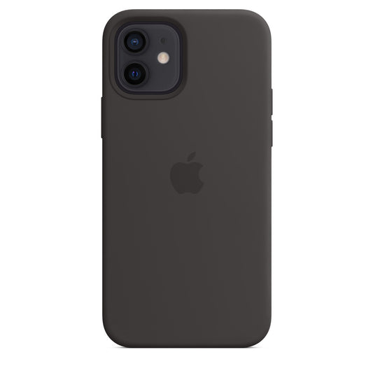 iPhone 12 Silicone Case - Midnight Black