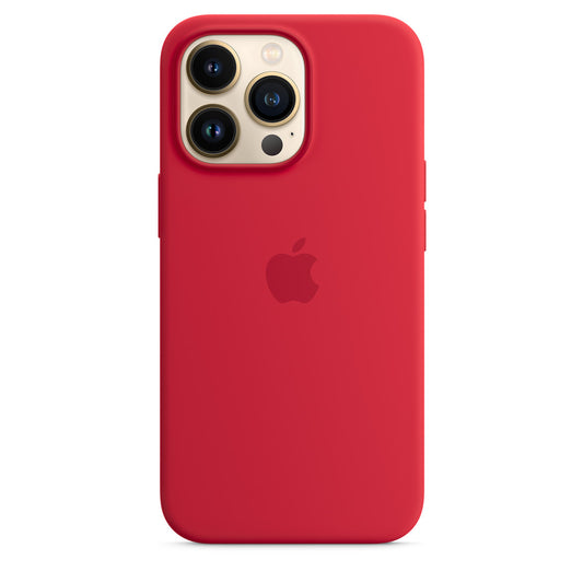 iPhone 13 Pro Max Silicone Case  - RED