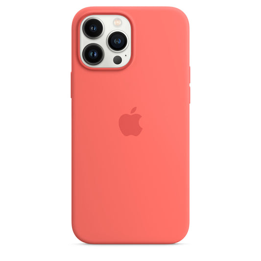 iPhone 13 Pro Silicone Case - Pink Pomelo