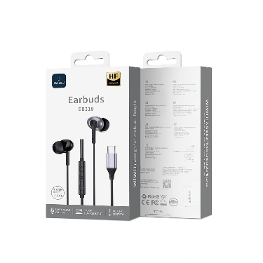 WiWU EB318 Type-C Stereo Wired Earphone