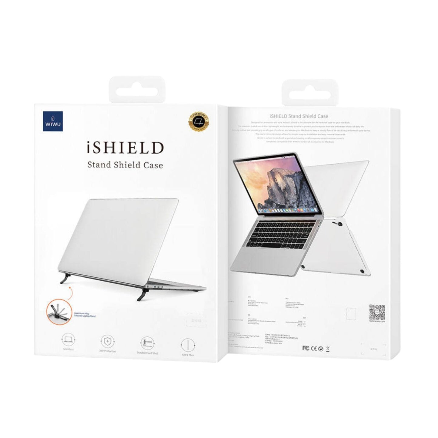 Wiwu iShield Stand Shield Case For Macbook 16.2″ Pro Transparent