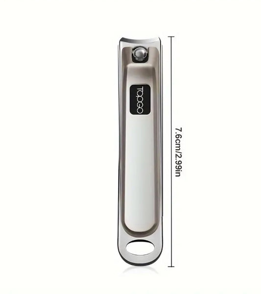 Stainless Steel Anti-Splash Nail Clippers – Sharp & Durable