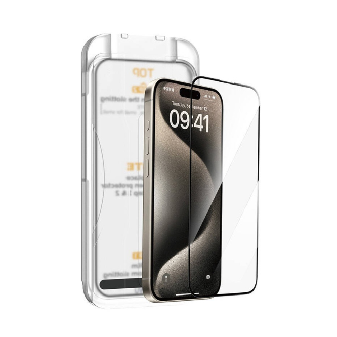 Wiwu WI-SQ008 iPhone 16 Series Easy Install Effortless Kit Tempered Glass