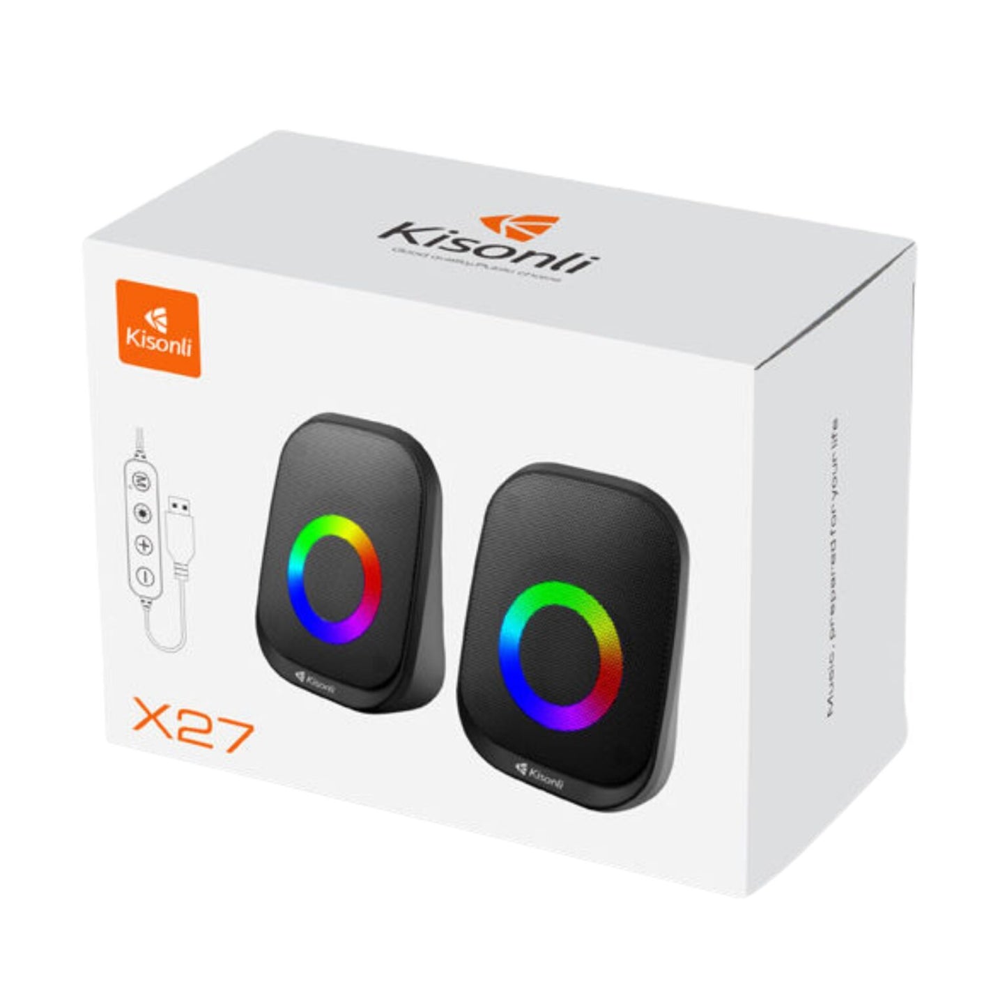 Kisonli X27 RGB Multimedia Speaker