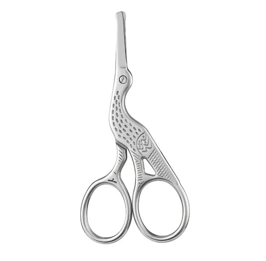 Stainless Steel Safety Scissors – Round Tip for Nose, Beard & Eyebrows