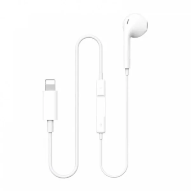 WiWU EB306 Solo Lightning Earphone – White