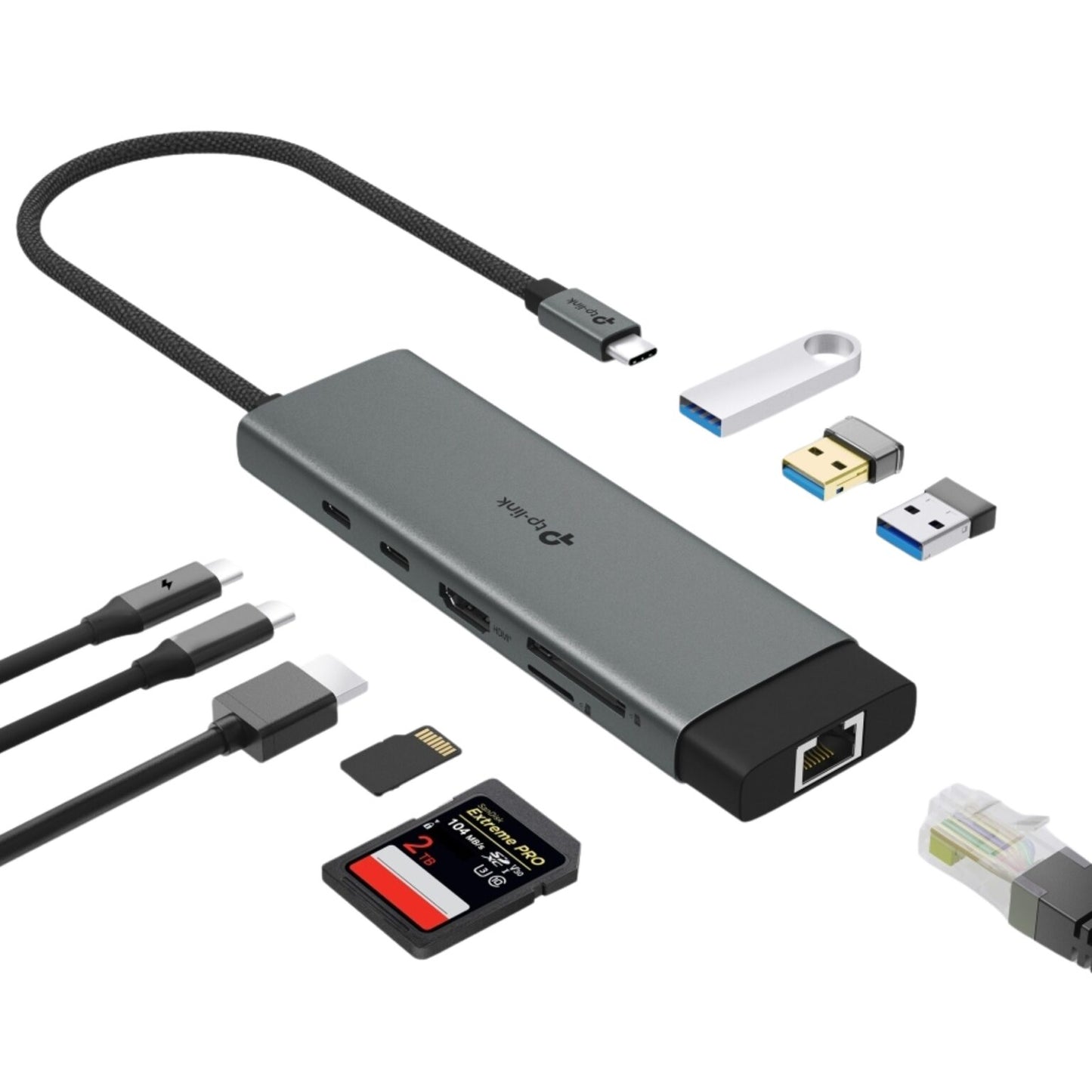 TP-link UH9120C USB Type-C 9 Port Hub 4K