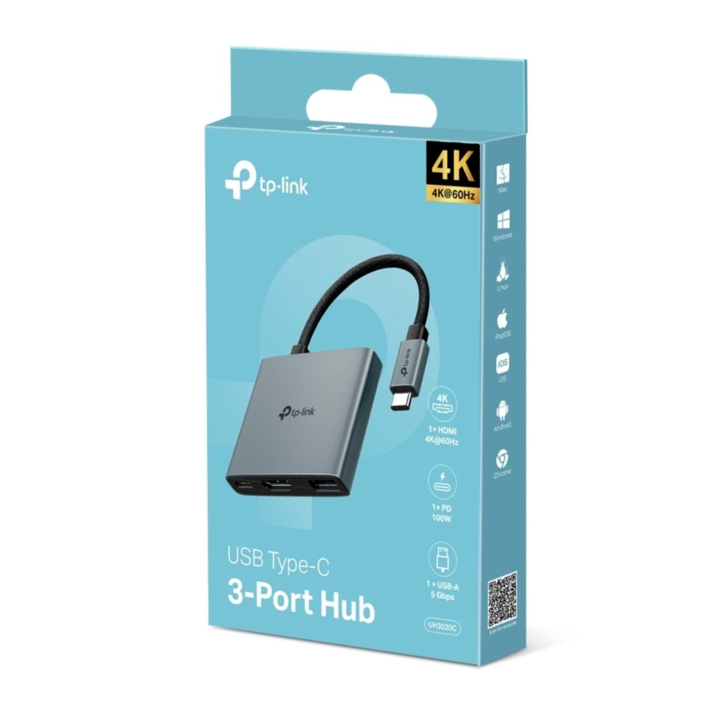 TP-link UH3020C USB Type-C 3 Port Hub