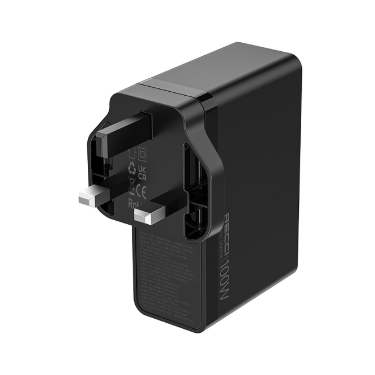 Recci RC41 100w Gan Smart Charger Black