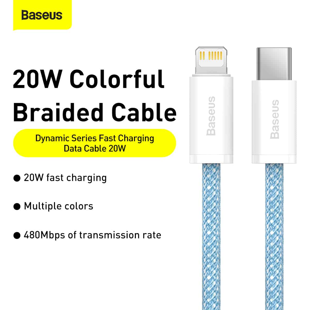 Baseus Dynamic Series Fast Charging Data Cable USB to  Lightning - iPhone